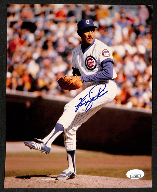 Fergie Jenkins HOF Signed/Autographed 8x10 Photo Chicago Cubs JSA 196182