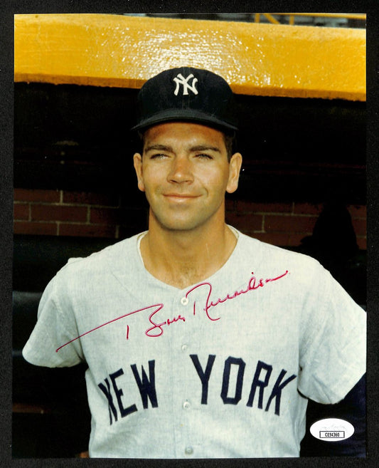 Bobby Richardson Signed/Autographed 8x10 Photo New York Yankees JSA 196186