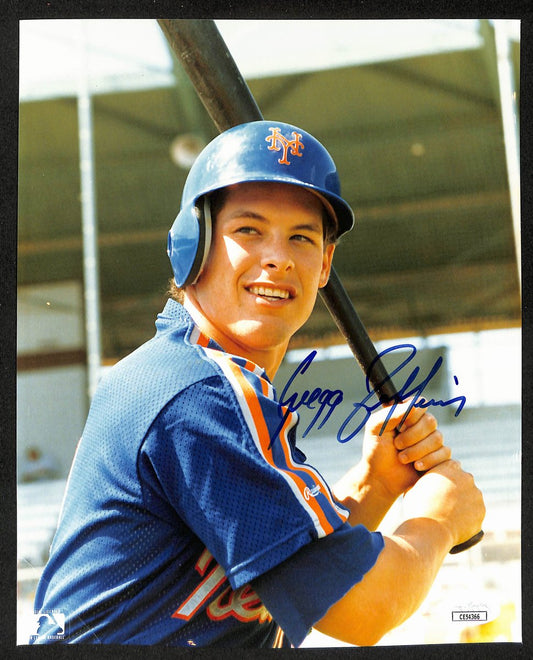 Gregg Jefferies Signed/Autographed 8x10 Photo New York Mets JSA 196192