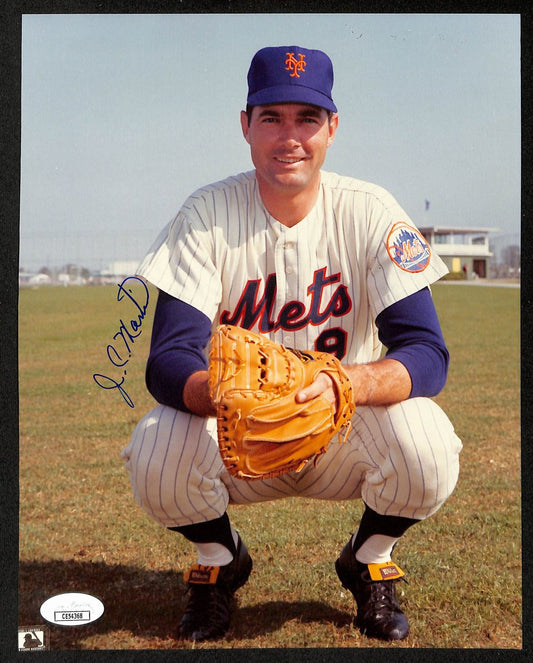 J.C. Martin Signed/Autographed 8x10 Photo New York Mets JSA 196194