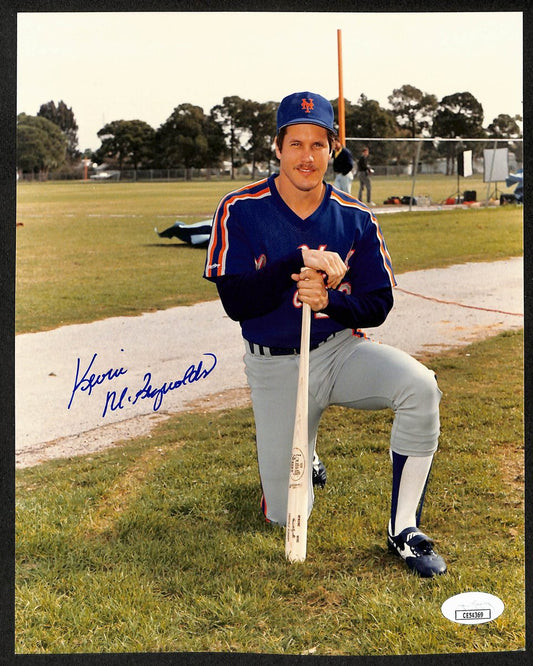 Kevin McReynolds Signed/Autographed 8x10 Photo New York Mets JSA 196195