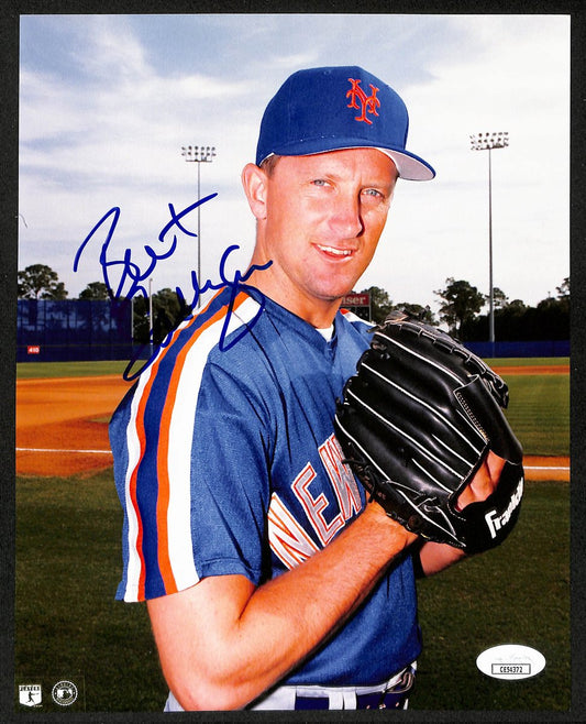 Bret Saberhagen Signed/Autographed 8x10 Photo New York Mets JSA 196198
