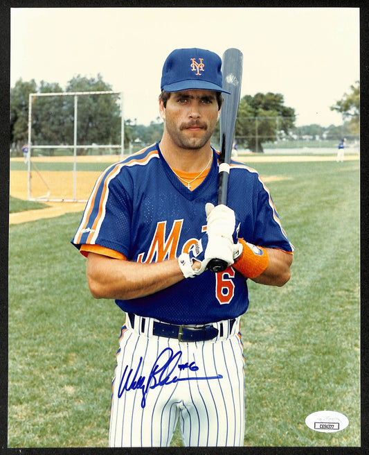Wally Backman Signed/Autographed 8x10 Photo New York Mets JSA 196203