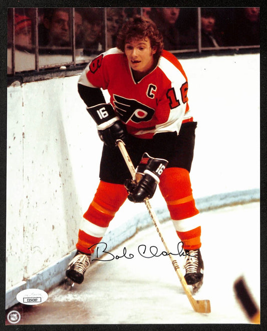 Bobby Clarke HOF Signed/Autographed 8x10 Photo Philadelphia Flyers JSA 196213