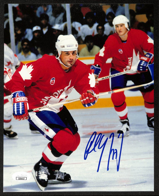 Paul Coffey HOF Signed/Autographed 8x10 Photo Team Canada JSA 196616