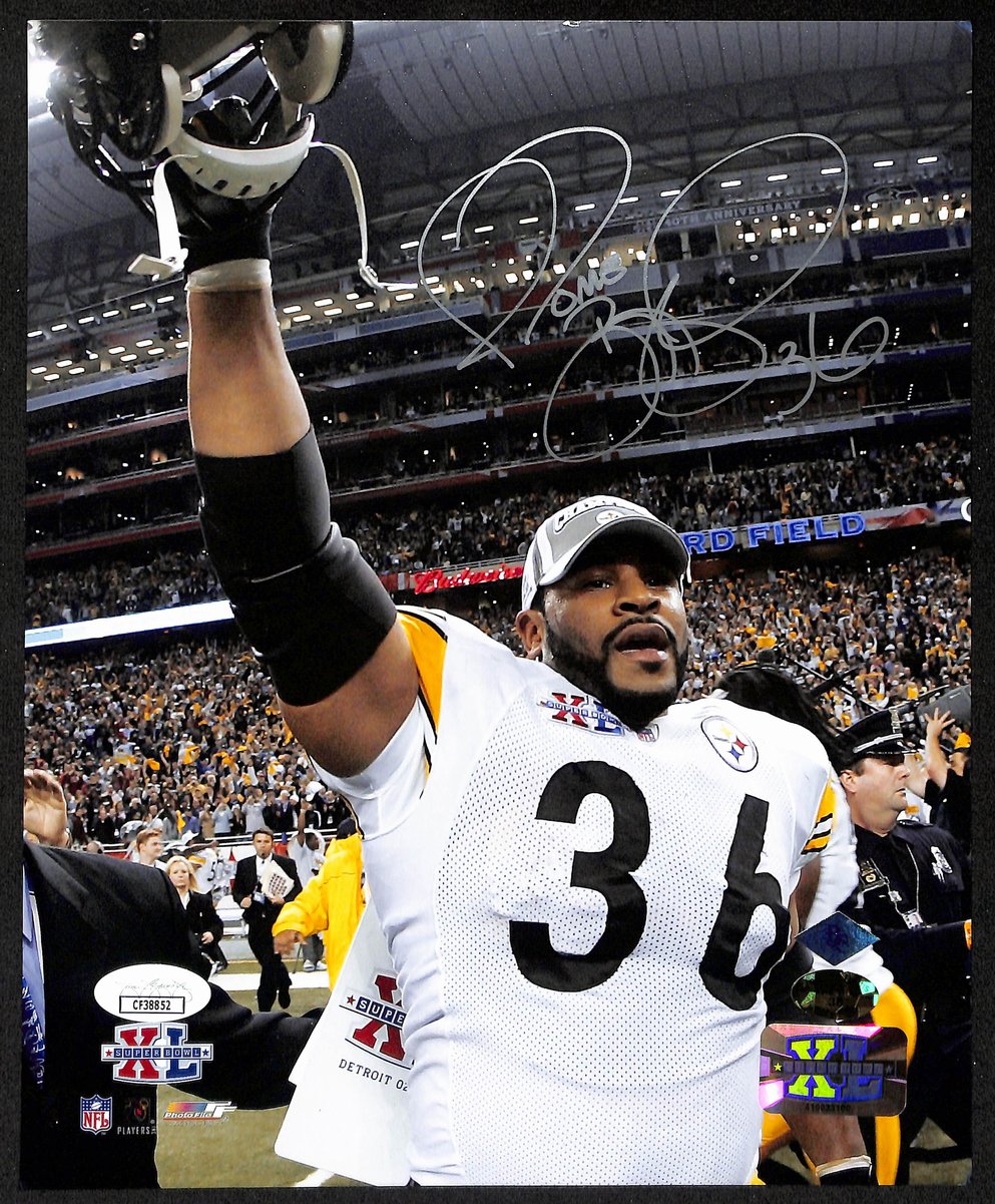 Jerome Bettis HOF Signed/Autographed 8x10 Photo Pittsburgh Steelers JSA 195903