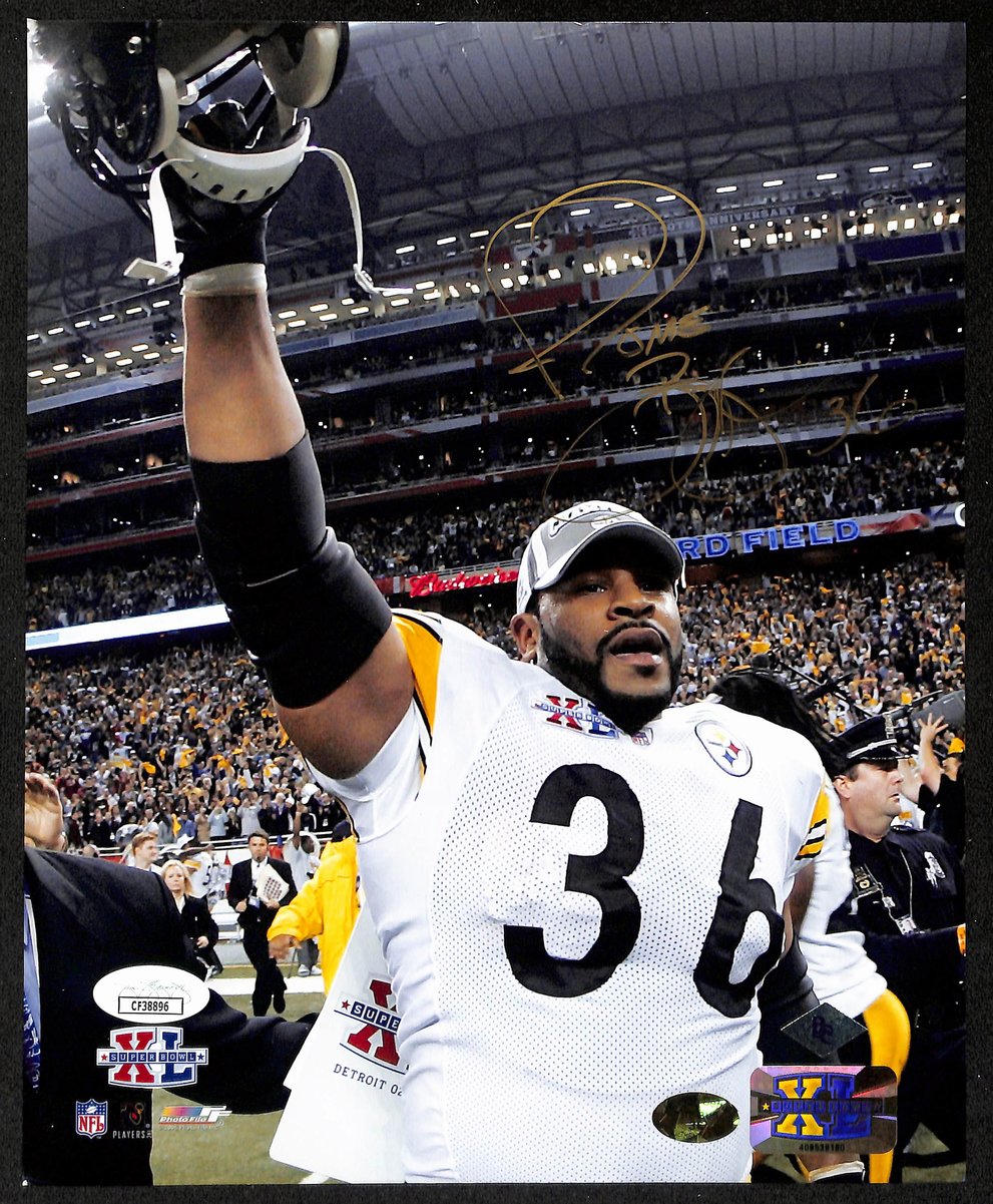Jerome Bettis HOF Signed/Autographed 8x10 Photo Pittsburgh Steelers JSA 195904