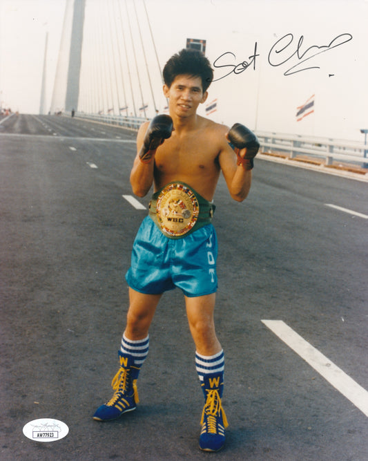 Sot Chitalada Signed/Autographed 8x10 Photo Boxer JSA 197044