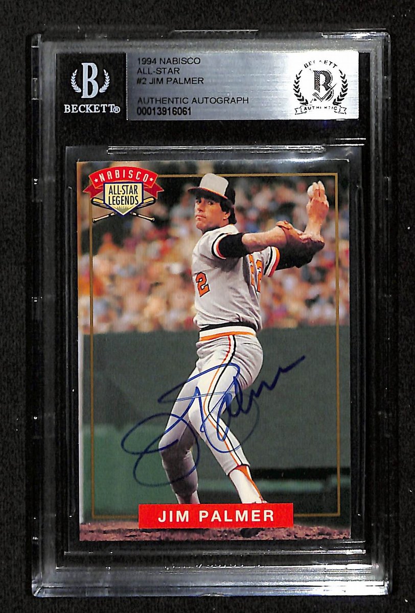 Jim Palmer HOF Signed 1994 Nabisco All-Star Legends Card Orioles PSA/DNA 195961