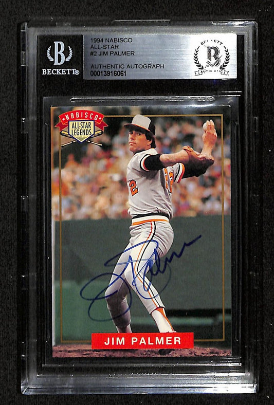 Jim Palmer HOF Signed 1994 Nabisco All-Star Legends Card Orioles PSA/DNA 195961