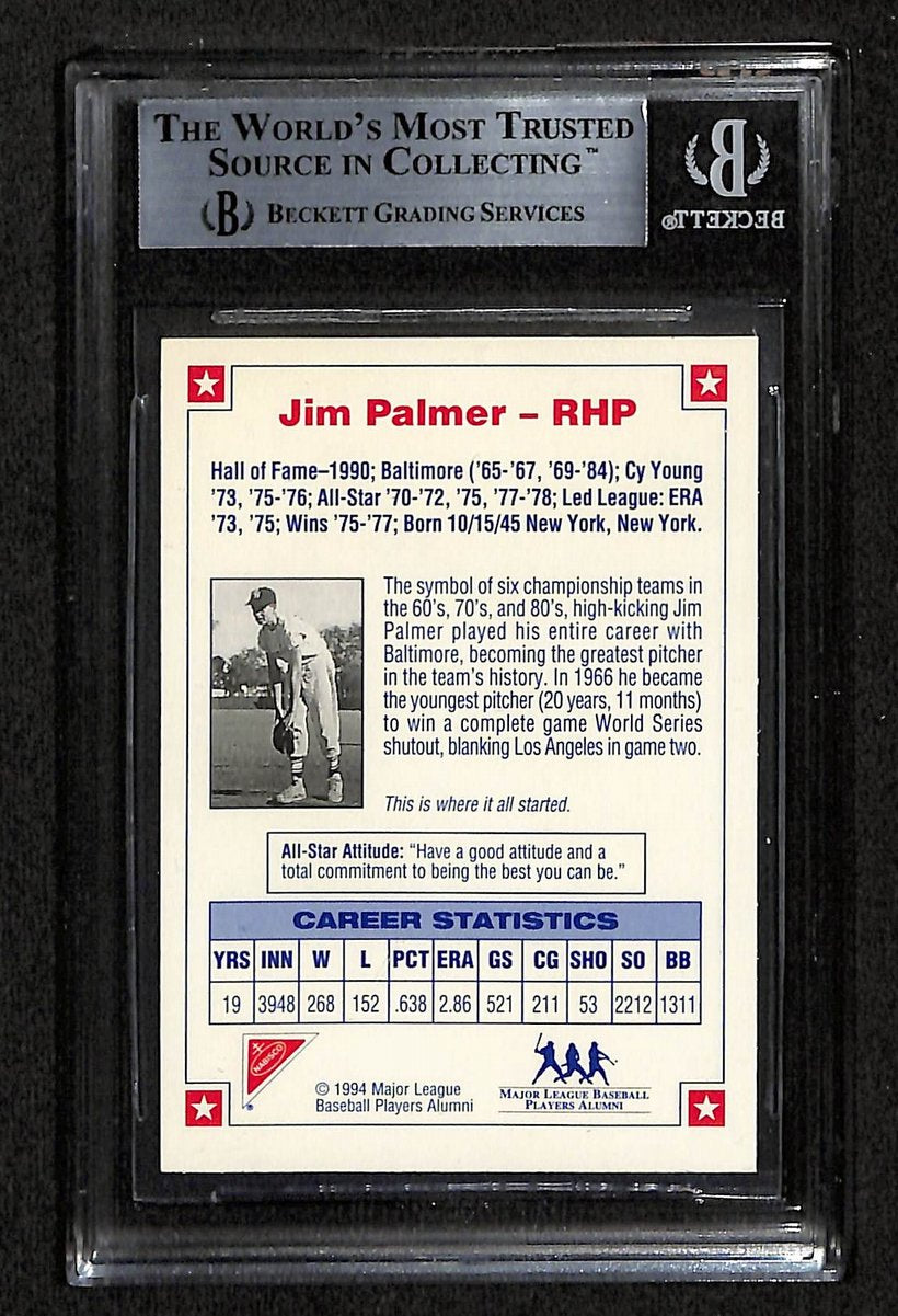 Jim Palmer HOF Signed 1994 Nabisco All-Star Legends Card Orioles PSA/DNA 195961
