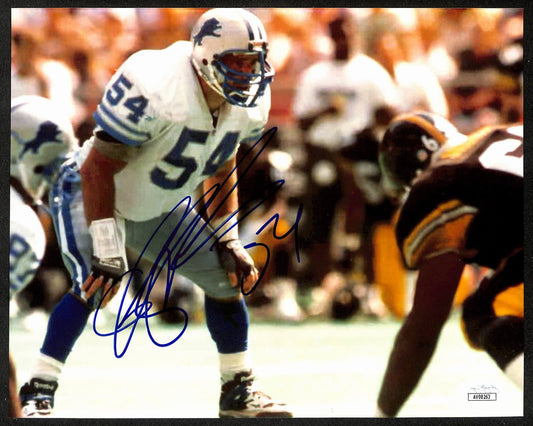 Chris Spielman Signed/Autographed 8x10 Photo Detroit Lions JSA 195939