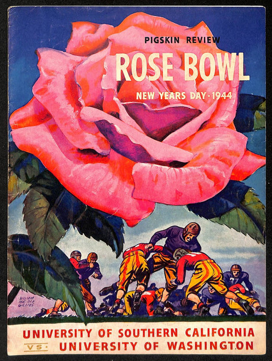 1944 Rose Bowl Southern Cal vs. Washington NCAA Football Game Program 192892