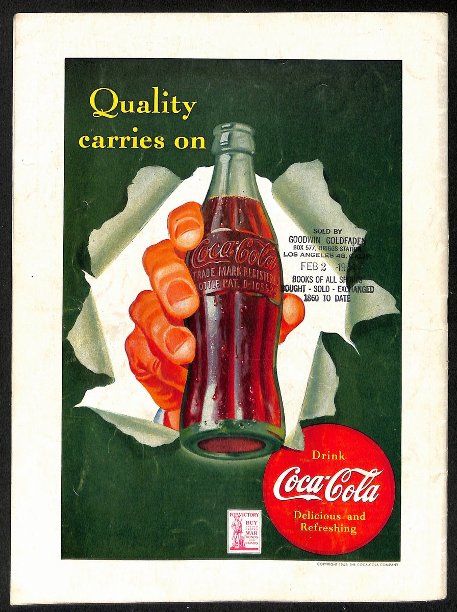 1944 Rose Bowl Southern Cal vs. Washington NCAA Football Game Program 192892