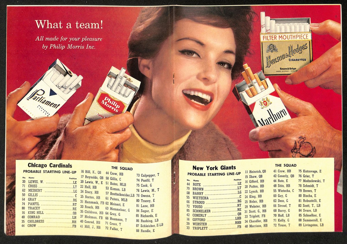 1959 Chicago Cardinals vs. New York Giants NFL Football Game Program 196109