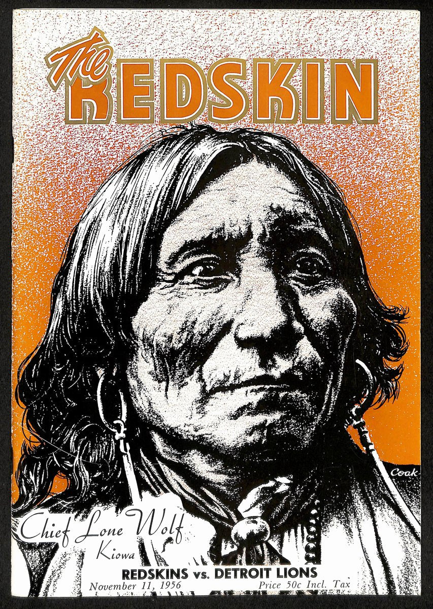 1956 Washington Redskins vs. Detroit Lions NFL Football Game Program 196123
