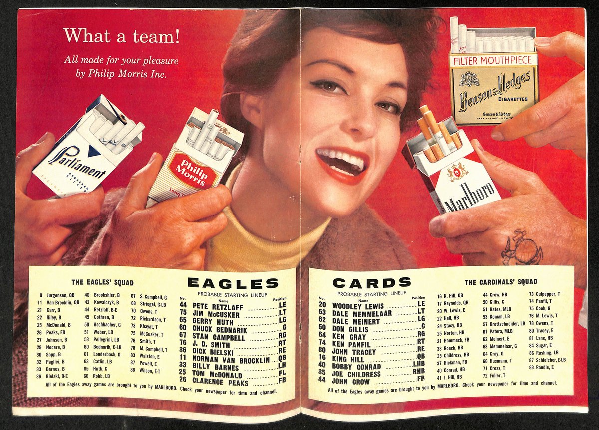 1959 Philadelphia Eagles vs. Chicago Cardinals NFL Football Game Program 196127