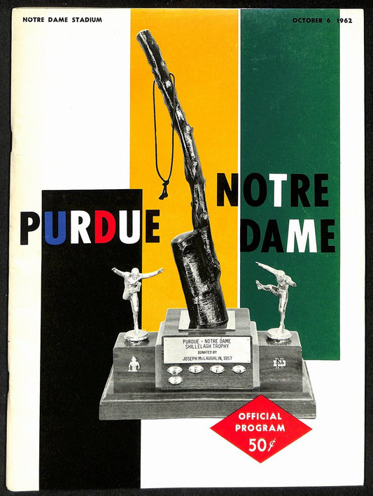 1961 Purdue vs Notre Dame College Football Game Program  194568