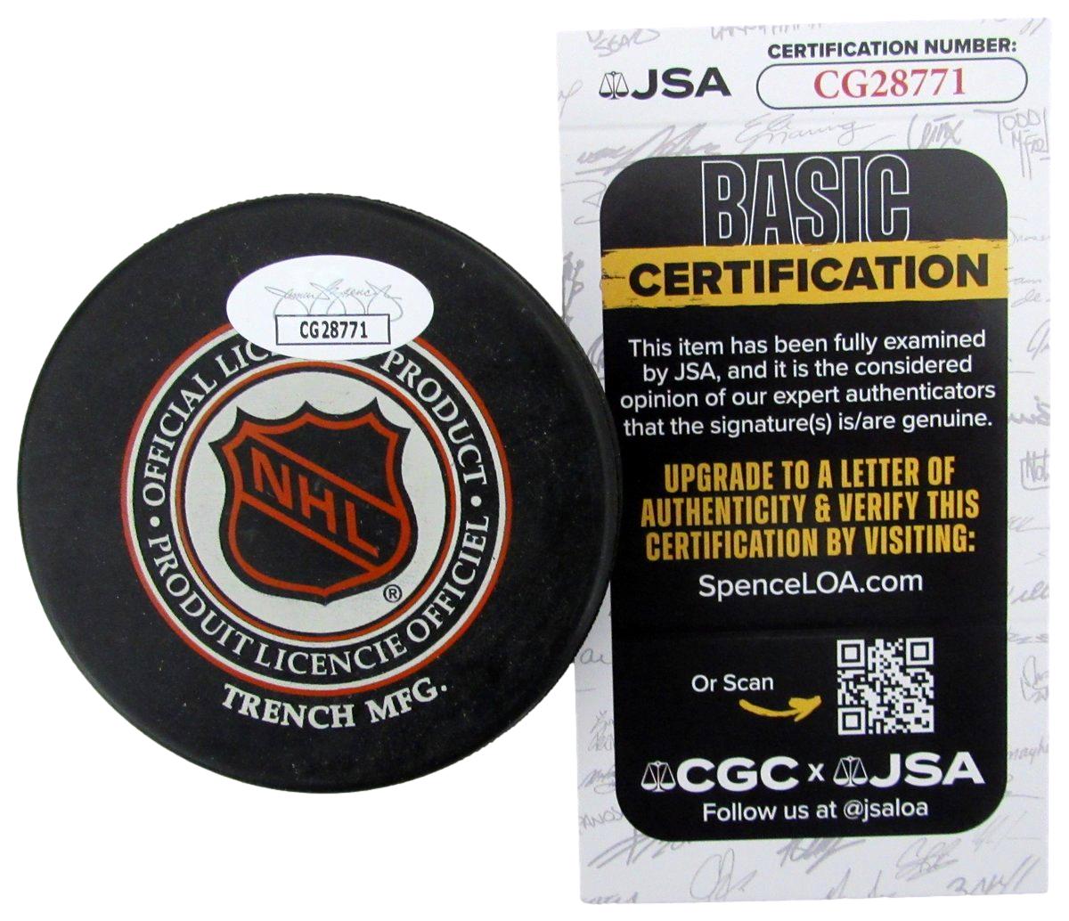 Ron Hextall Signed/Autographed Philadelphia Flyers Hockey Puck JSA 197332