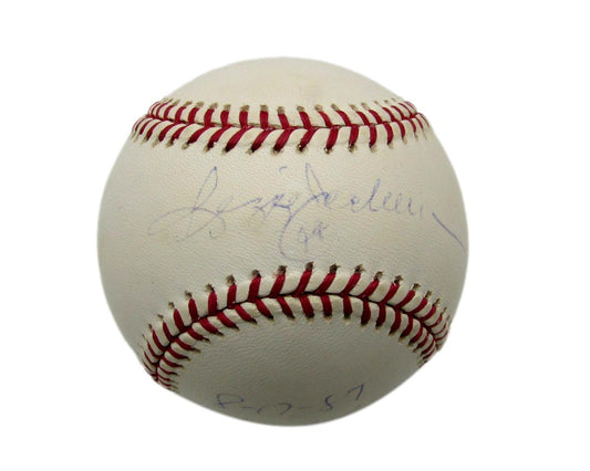 Reggie Jackson HOF Signed/Inscribed OML Baseball New York Yankees JSA 197370