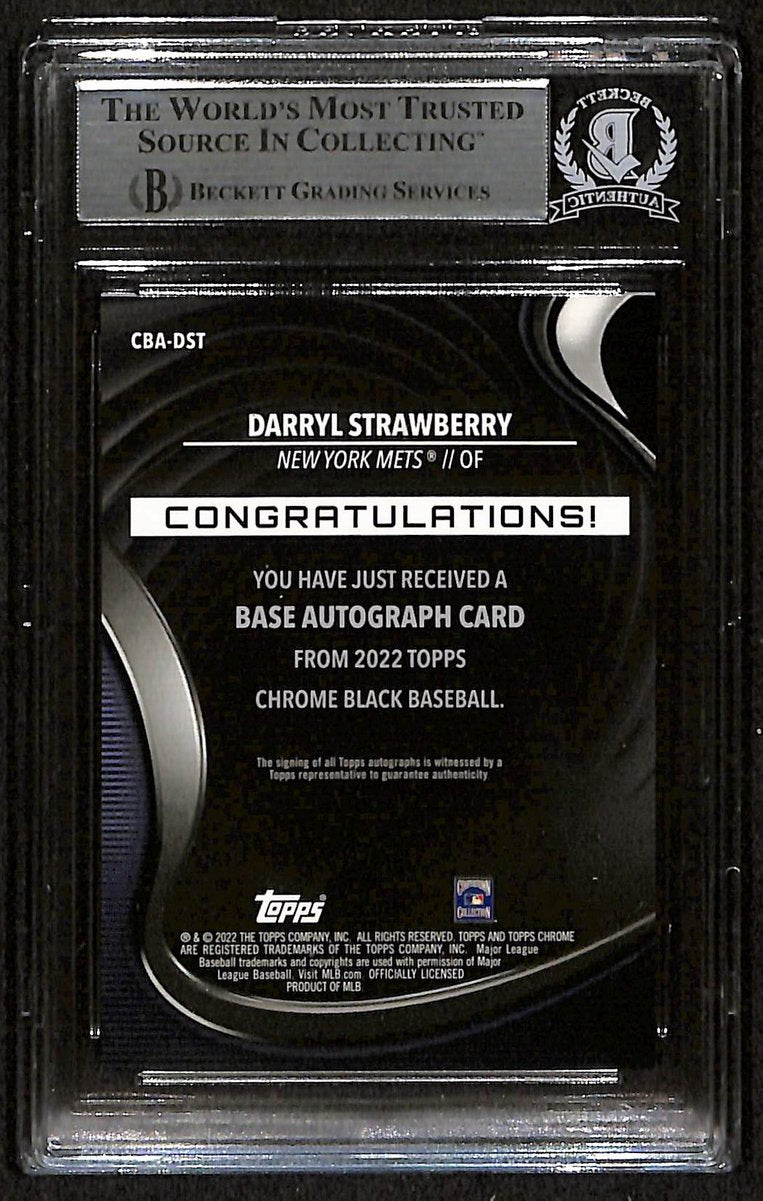 2022 Topps Dwight Gooden Signed/Auto Card #CBA-DST Mets BAS/Beckett 197108