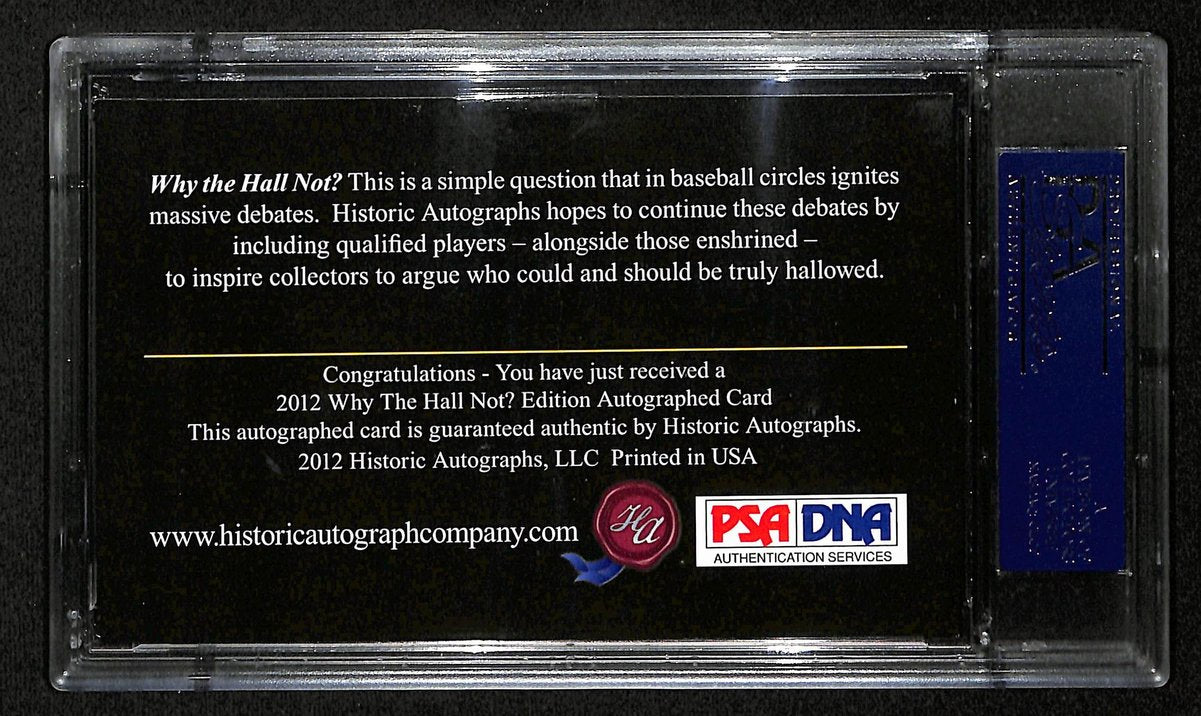 Cecil Travis/Lou Boudreau Signed 2012 PSA/DNA Historic Autographs Card #195971