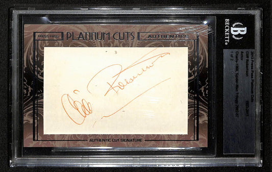 Cliff Robertson Signed/Autographed Press Pass Platinum Cuts PSA/DNA 1959734