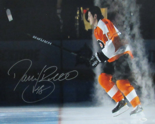 Daniel Briere Autographed 16x20 Photo Philadelphia Flyers JSA