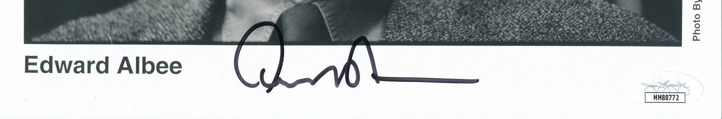 Edward Albee Playwright Signed/Autographed 8x10 B/W Photo JSA 159914