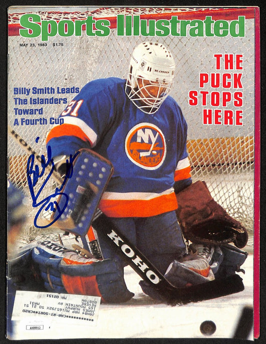 Billy Smith New York Islanders Signed 5/23/83 Sports Illustrated JSA 197151