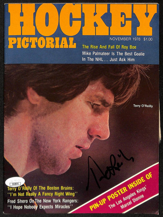 Terry O'Reilly Boston Bruins Signed 1978 Hockey Pictorial JSA 197227