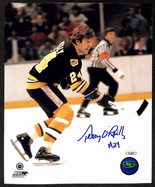 Terry O'Reilly Signed/Autographed 8x10 Photo Boston Bruins JSA 196832