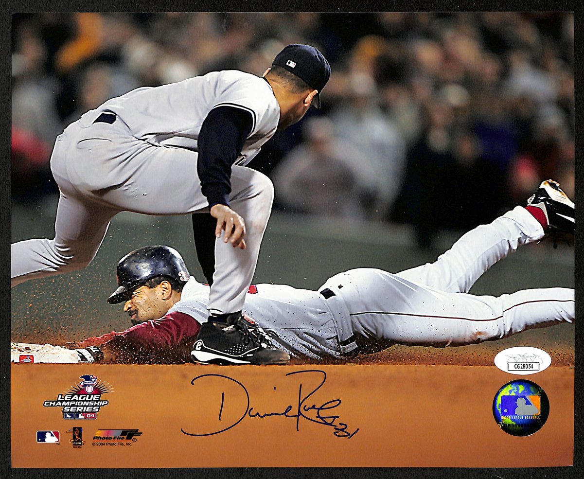 Dave Roberts Signed/Autographed 8x10 Photo 2004 ALCS Boston Red Sox JSA 196834