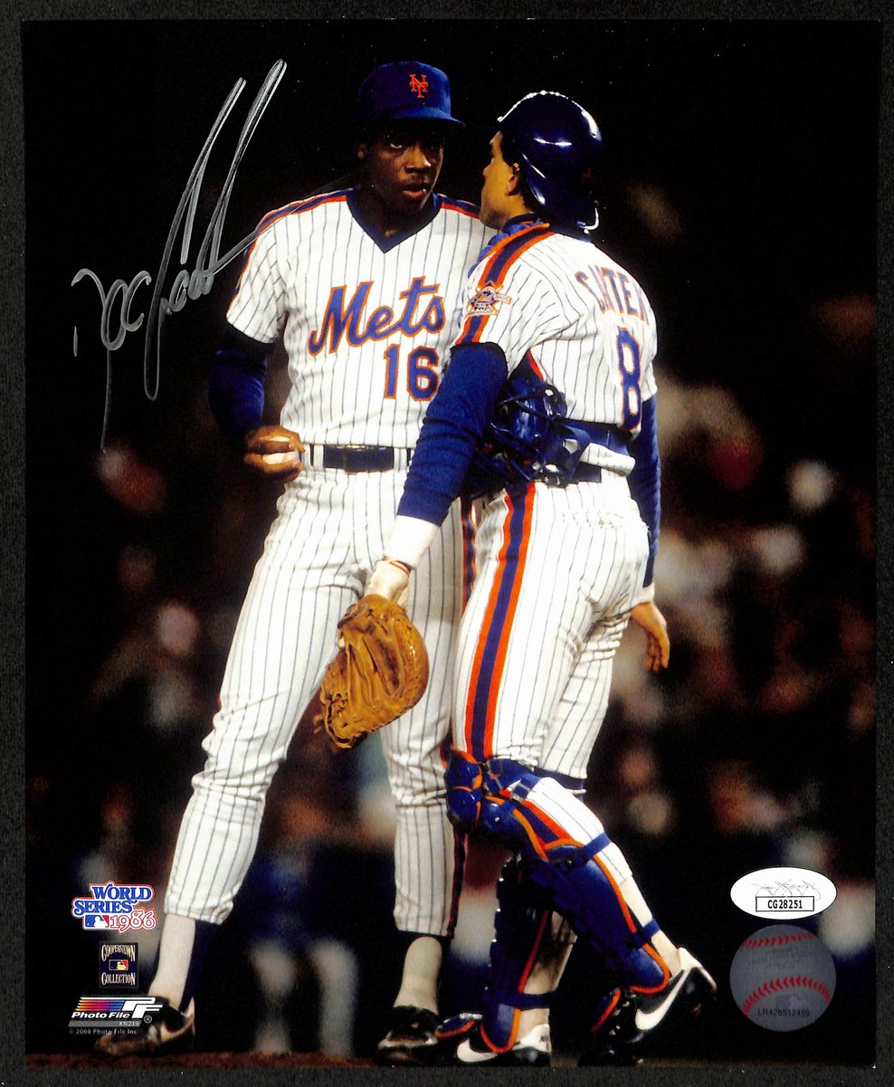Dwight Gooden Signed/Autographed 8x10 Photo 1986 World Series Mets JSA 196844