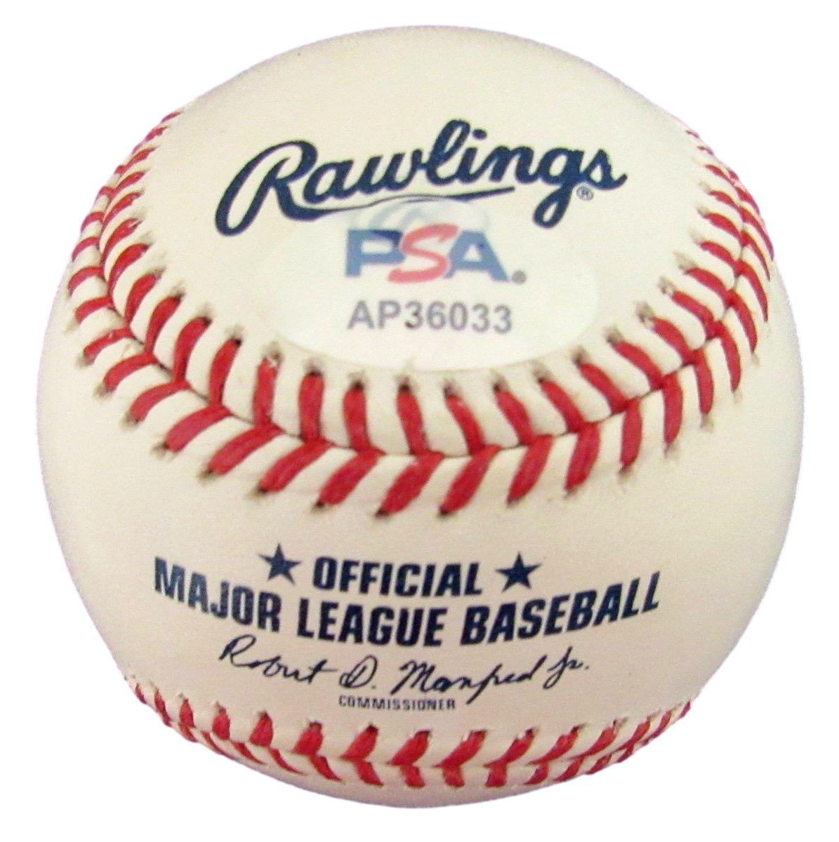 Julio Rodriguez Signed/Autographed OML Baseball Seattle Mariners PSA/DNA 197748