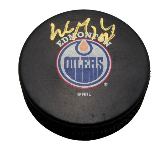 Wayne Gretzky HOF Signed/Autographed Edmonton Oilers Hockey Puck PSA/DNA 197452