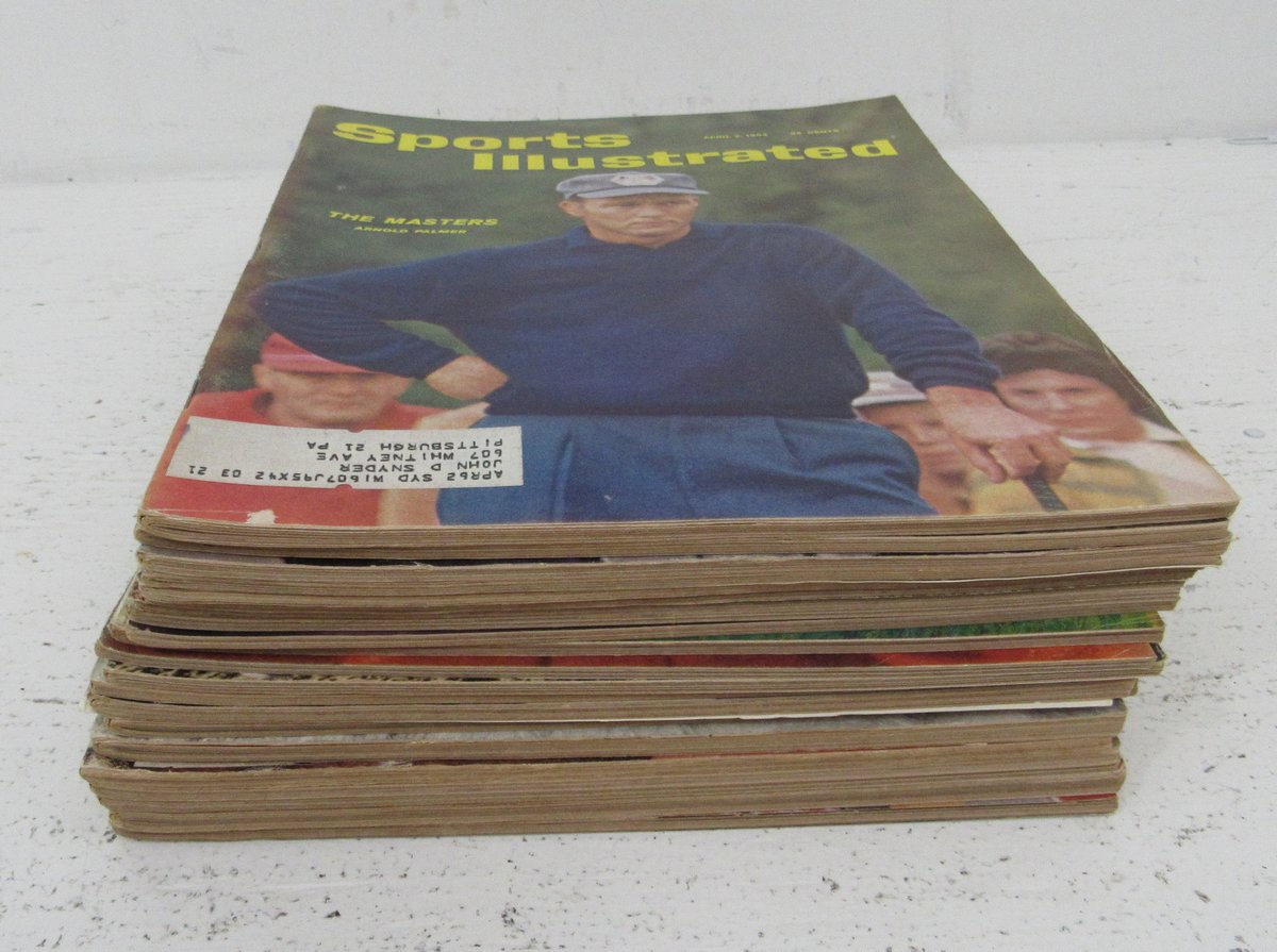 Lot of (21) 1962 Sports Illustrated Magazine Issues Arnold Palmer Cover 197758
