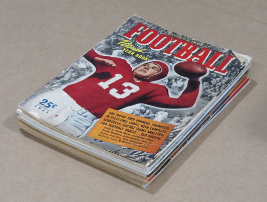 1941-1949 Street & Smith College Football Yearbook Lot of 10