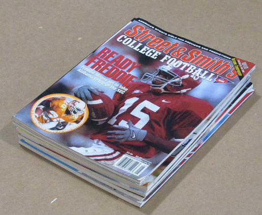 2000-2007 Street & Smith College Football Yearbook Lot of 8