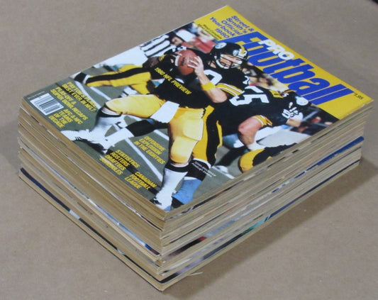1980-1989  Street & Smith Pro Football Yearbook Lot of 10