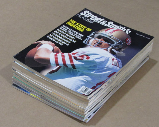 1990-1999  Street & Smith Pro Football Yearbook Lot of 10