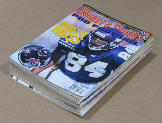 2000-2009  Street & Smith Pro Football Yearbook Lot of 10