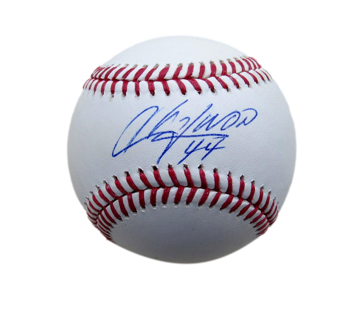 Aroldis Chapman Signed/Autographed OML Baseball Boston Red Sox PSA/DNA 197488