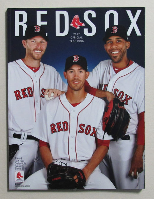 2017 Boston Red Sox Yearbook Porcello, Price, Sale on Cover 186035
