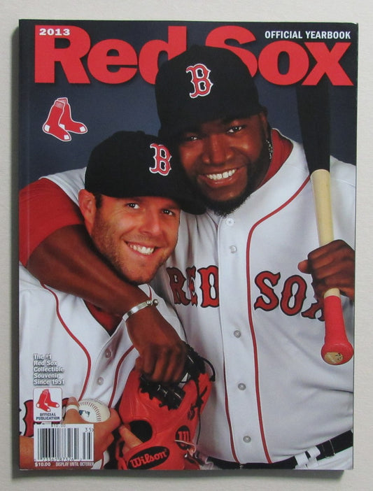 2013 Boston Red Sox Official Team Yearbook David Ortiz Cover 186045