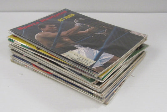 Lot of (16)1974 Sports Illustrated Magazines Erving/Ali/Csonka Covers 198088