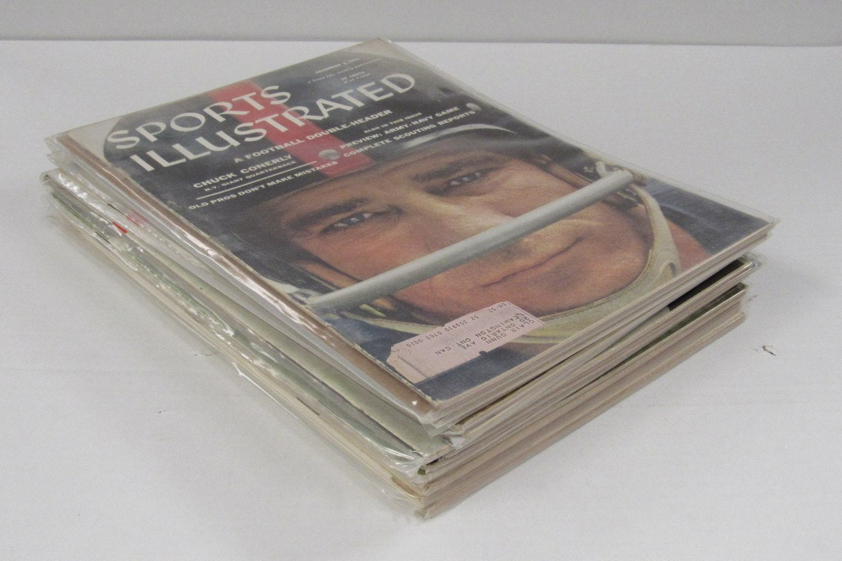 Lot of (14)1956 Sports Illustrated Magazines Patterson/ FB Issue Covers 198093