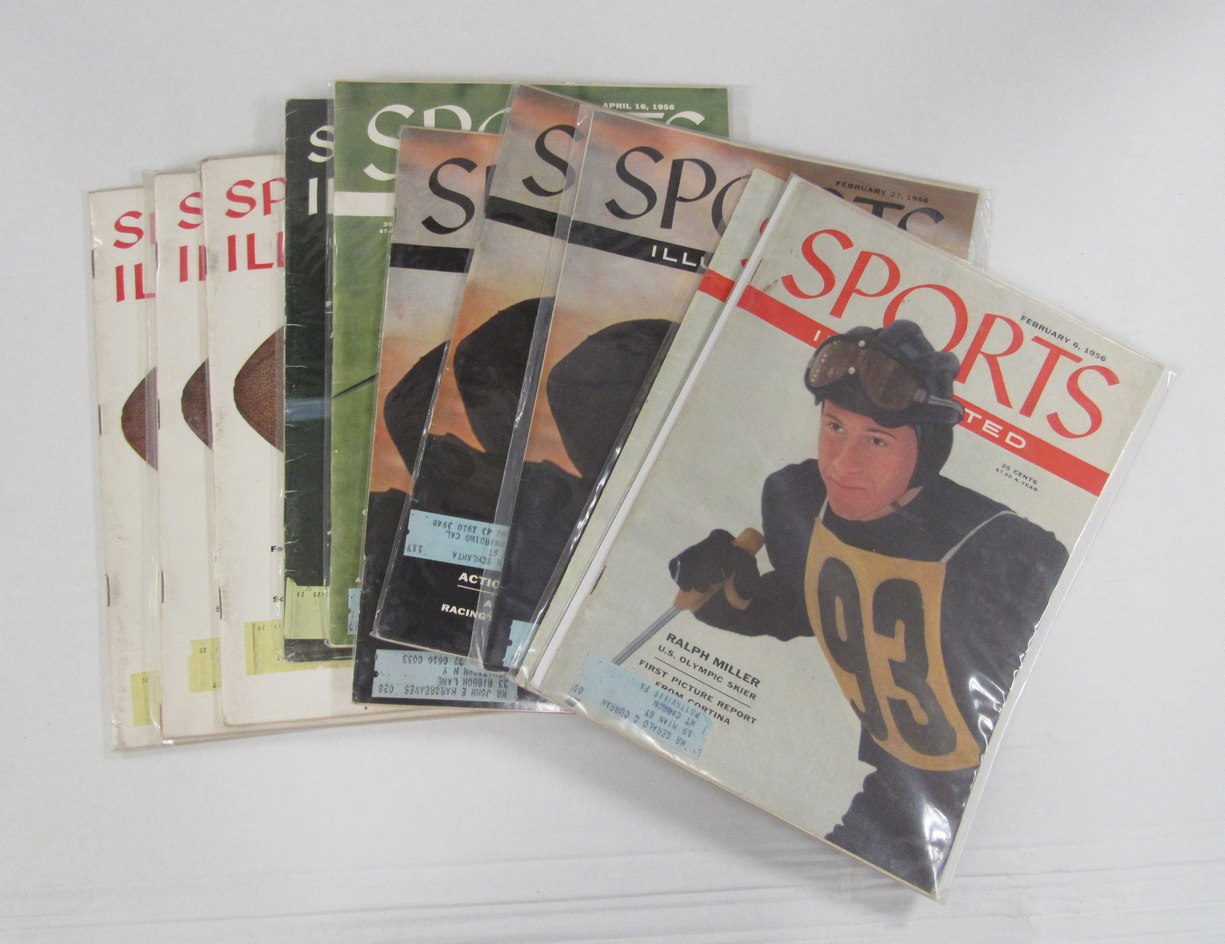 Lot of (14)1956 Sports Illustrated Magazines Patterson/ FB Issue Covers 198093