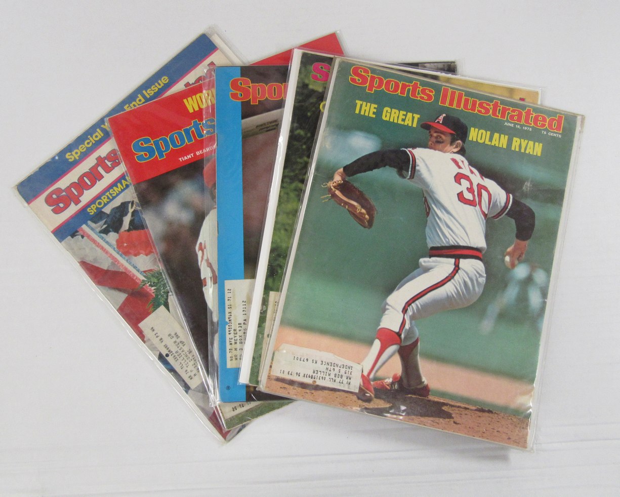 Lot of (16)1975 Sports Illustrated Magazines Ryan/World Series Covers 198095