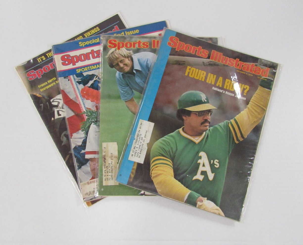 Lot of (22) 1975 Sports Illustrated Magazines Jackson/Rose/Harris Covers 198104